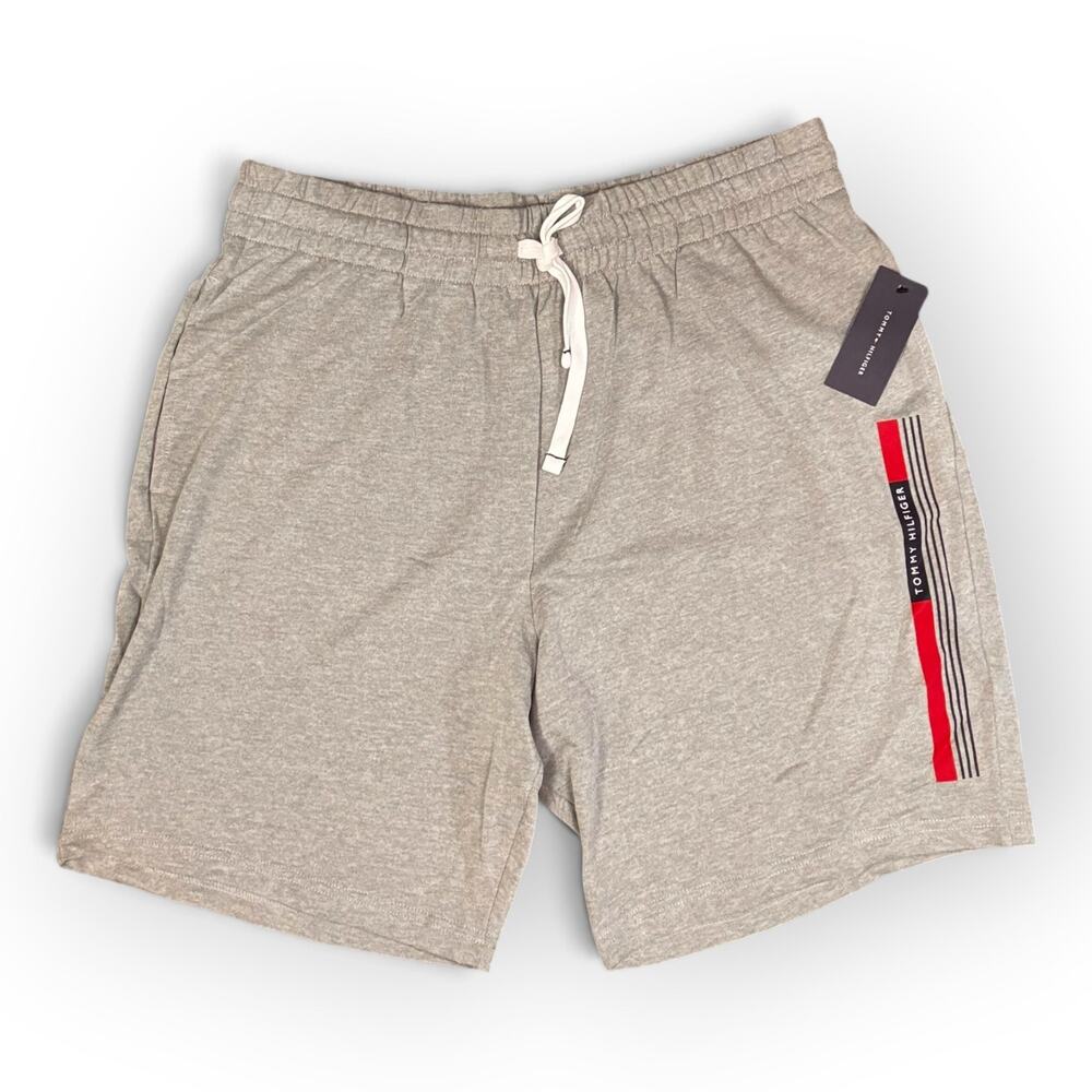 Tommy Hilfiger Heather Grey Mens Lounge Shorts Size Large New